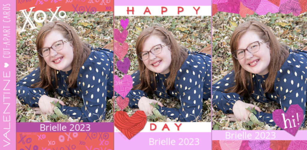Brie v day card