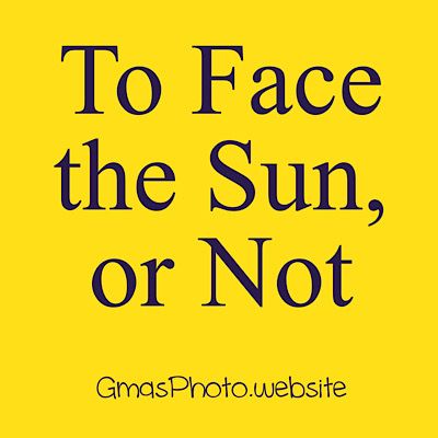 face sun or not